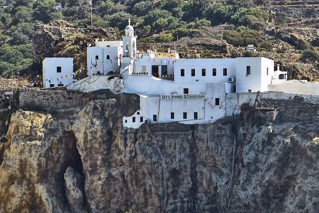 Η Παναγία Σπηλιανή, στο Βράχο της Νισύρου..ΕΙΚΟΝΕΣ